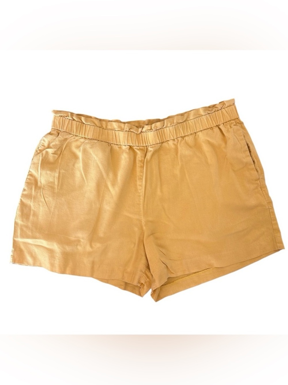 Banana Republic Paper Bag waist linen blend shorts